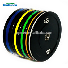 manufacturer colored gym competition bumper plate rubber